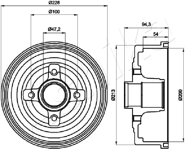 Piduritrummel ASHIKA 56-00-0412