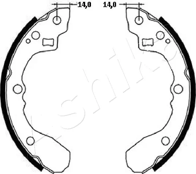 Piduriklotside komplekt ASHIKA 55-03-398