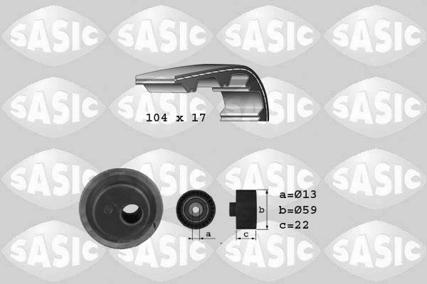 Hammasrihma komplekt SASIC 1750022