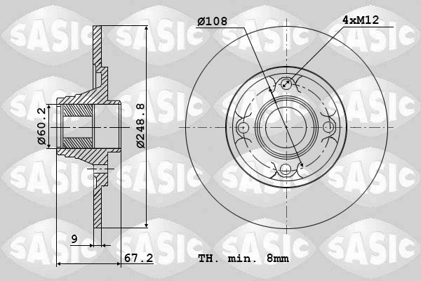 Piduriketas SASIC 6100005