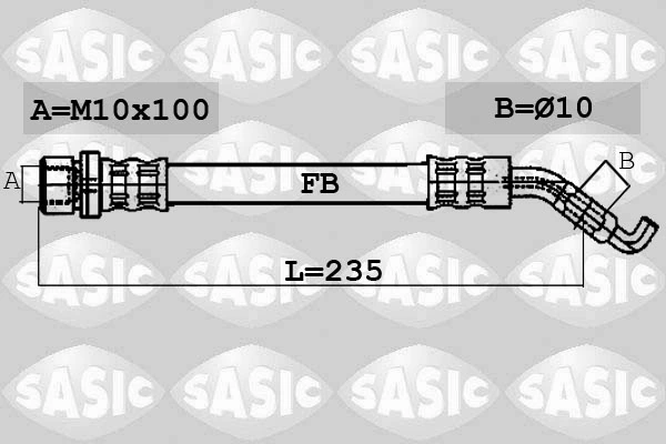 Pidurivoolik SASIC 6606089