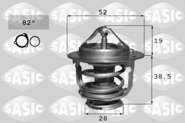 Termostaat, Jahutusvedelik SASIC 3306133