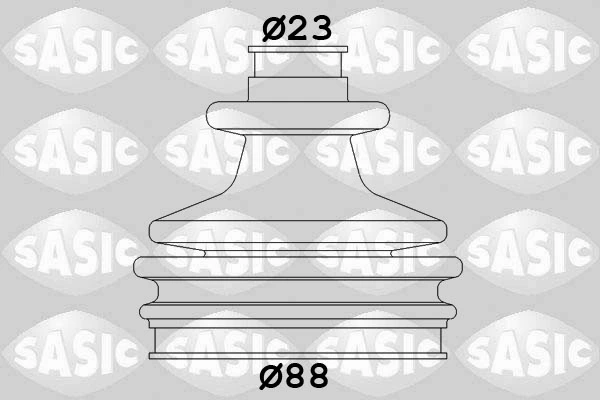 Kaitsekummikomplekt, veovõll SASIC 2933803