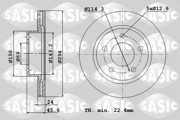 Piduriketas SASIC 6100012