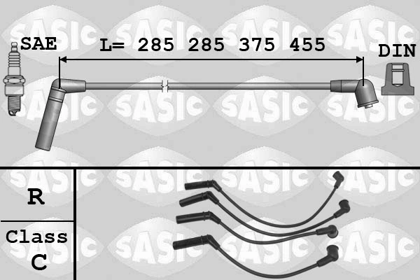 Süütesüsteemikomplekt SASIC 9286059