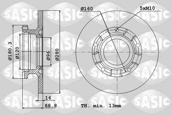 Piduriketas SASIC 6106145