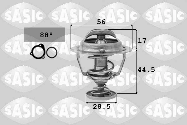 Termostaat, Jahutusvedelik SASIC 3306039