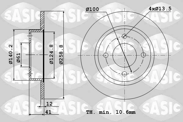 Piduriketas SASIC 6104001