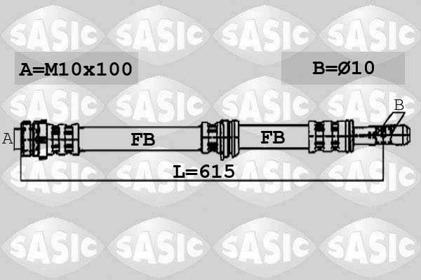 Pidurivoolik SASIC 6606248