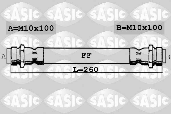 Pidurivoolik SASIC SBH0165