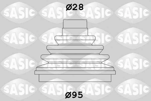Kaitsekummikomplekt, veovõll SASIC 2933003