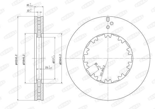 Piduriketas BERAL BCR225A