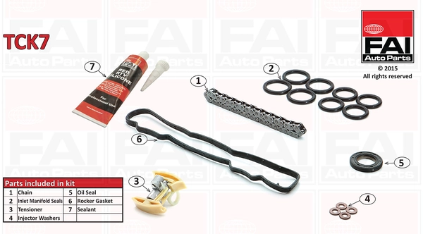 Mootori keti komplekt FAI AutoParts TCK7