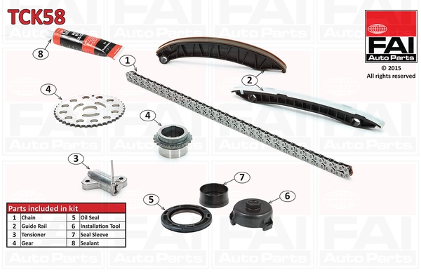 Mootori keti komplekt FAI AutoParts TCK58