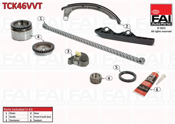 Mootori keti komplekt FAI AutoParts TCK46VVT