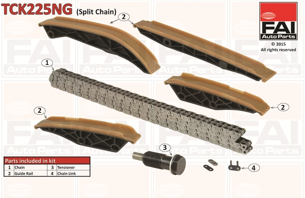 Mootori keti komplekt FAI AutoParts TCK225NG
