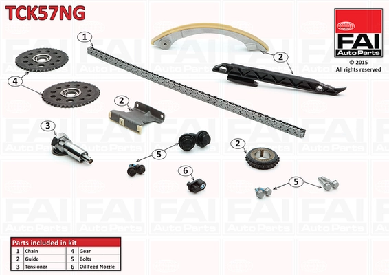 Mootori keti komplekt FAI AutoParts TCK57NG
