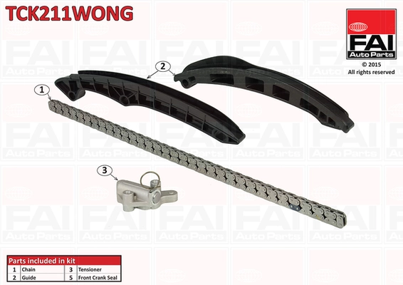 Mootori keti komplekt FAI AutoParts TCK211WONG