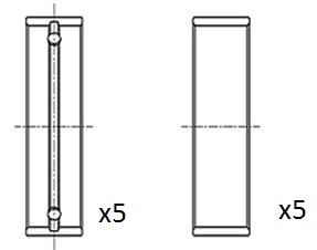 Väntvõlli laager FAI AutoParts BM1041-STD