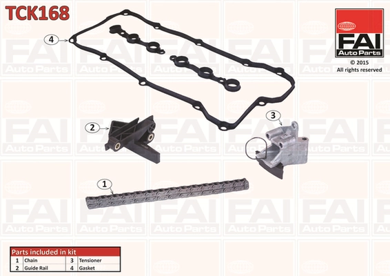Mootori keti komplekt FAI AutoParts TCK168