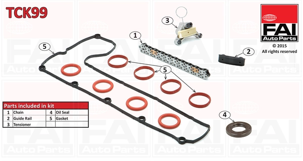 Mootori keti komplekt FAI AutoParts TCK99