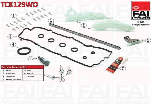 Mootori keti komplekt FAI AutoParts TCK129WO