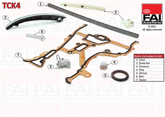 Mootori keti komplekt FAI AutoParts TCK4