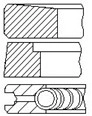 Kolvirõngakomplekt FAI AutoParts PR75-000