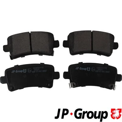 Piduriklotsi komplekt, ketaspidur JP GROUP 1263701110