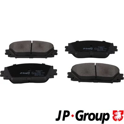 Piduriklotsi komplekt, ketaspidur JP GROUP 4863601210
