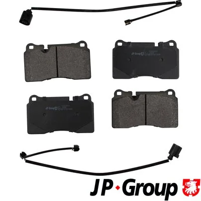 Piduriklotsi komplekt, ketaspidur JP GROUP 1163606810