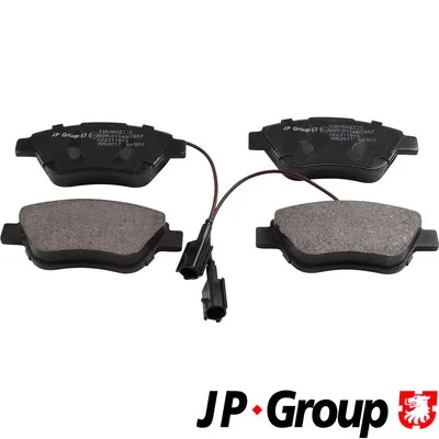 Piduriklotsi komplekt, ketaspidur JP GROUP 3363602310