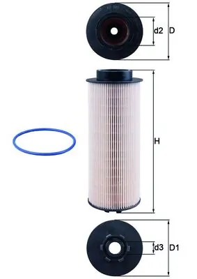 Kütusefilter MAHLE KX 262D