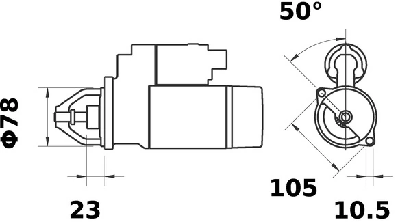 Starter MAHLE MS 431
