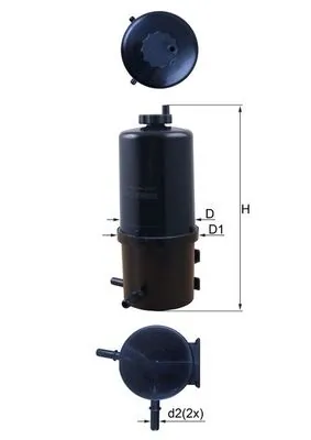 Kütusefilter MAHLE KL 787
