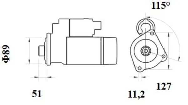 Starter MAHLE MS 887