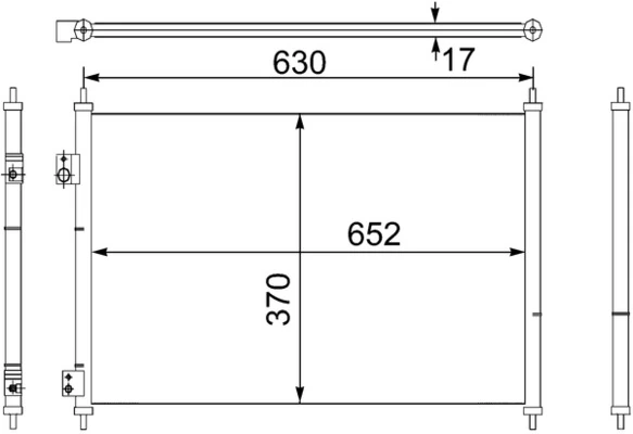 Kondensaator, kliimaseade MAHLE AC 755 000S