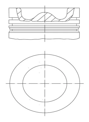 Kolvid MAHLE 037 PI 00106 000