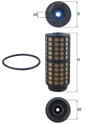 Kütusefilter MAHLE KX 399D