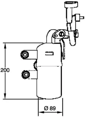 Kuivati, kliimaseade MAHLE AD 281 000P