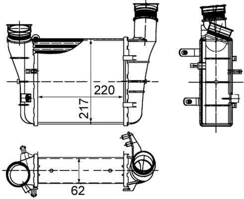 Kompressoriõhu radiaator MAHLE CI 426 000S