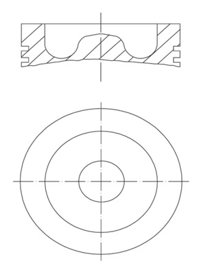 Kolvid MAHLE 061 PI 00128 000