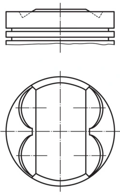 Kolvid MAHLE 081 PI 00107 000