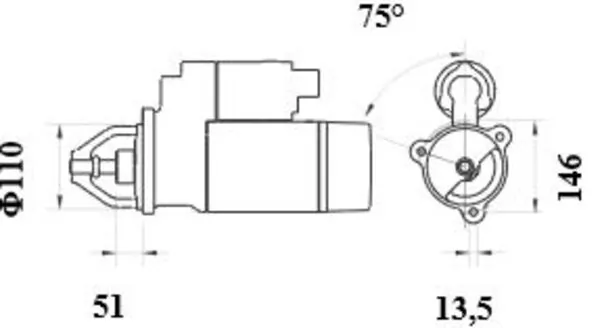 Starter MAHLE MS 462