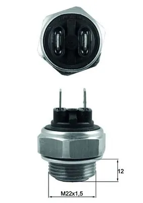 Temperatuurilülitus, radiaatorivent. MAHLE TSW 63