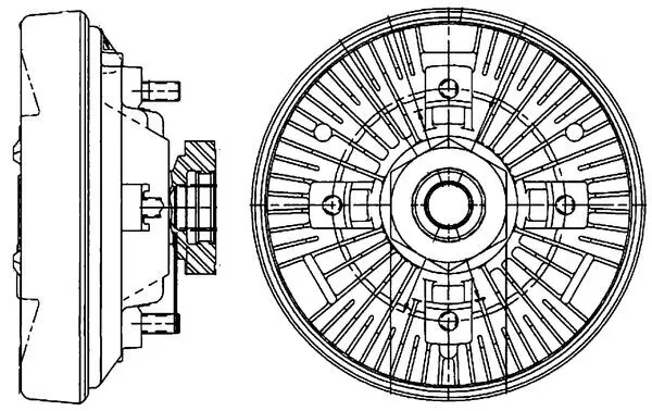 Sidur, radiaatoriventilaator MAHLE CFC 208 000P