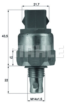 Temperatuurilülitus, radiaatorivent. MAHLE TSW 46