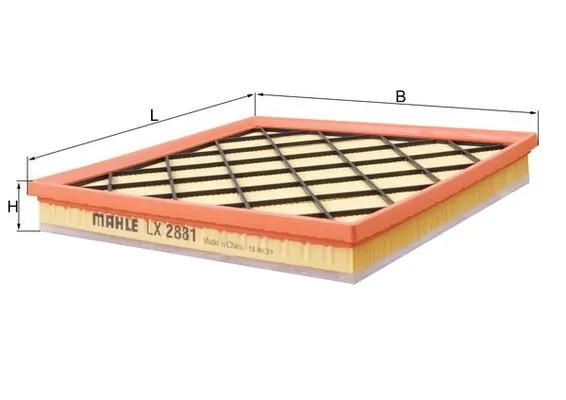 Õhufilter MAHLE LX 2881