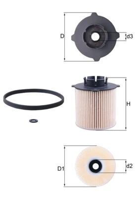Kütusefilter MAHLE KX 265D