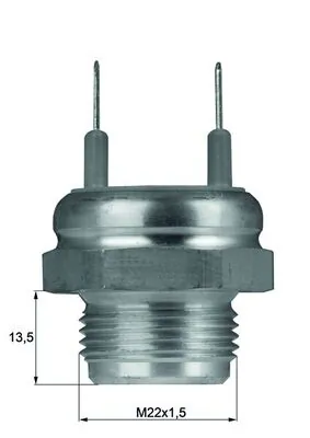 Temperatuurilülitus, radiaatorivent. MAHLE TSW 8D